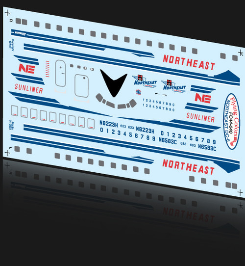 1/144 Scale Decal Northeast DC-6B