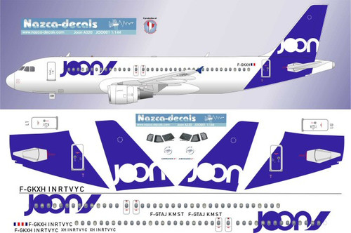 1/200 Scale Decal JOON A-320