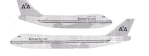 1/200 Scale Decal American 747-100 / SP