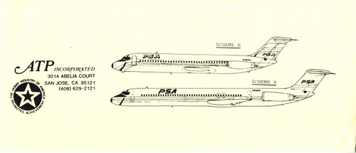 1/144 Scale Decal Hawaiian Air DC9-10 / 30 / 50 / MD-80
