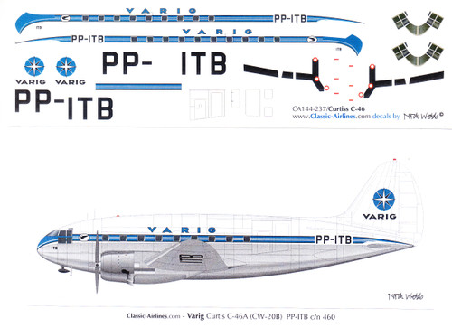 Decals By Aircraft - MCDONNELL-DOUGLAS - C-46 - Page 1 - JoyDecals.com