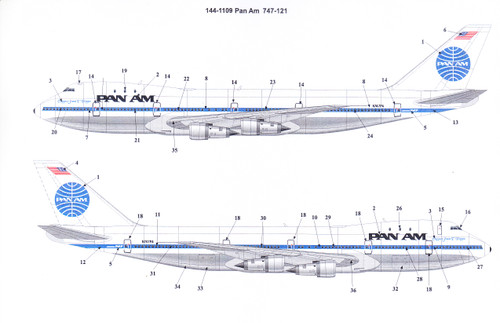 Welsh Models 1/144 B747/SP パンナム Pan Am Boeing 747SP Clipper - 1/144 747 Welsh Models - iModeler