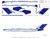 1/200 Scale Decal Air France 727-200 Experimental