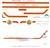 1/200 Scale Decal EgyptAir 747-300 Delivery