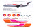 1/144 Scale Decal Hawaiian DC9-51