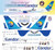 1/144 Scale Decal Condor/Thomas Cook 757-300 Wings of Help with peanuts Stickers