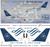 1/144 Scale Decal Delta 757-200 Skyteam