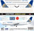 1/144 Scale Decal United A-320