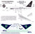 1/144 Scale Decal NICA 737-200