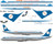 1/144 Scale Decal KLM / Viasa DC8-30