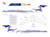 1/144 Scale Decal American Trans Air 727-200 w/ Detail Sheet