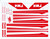 1/200 Scale Decal TWA 727-100 / 200