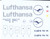 1/144 Scale Decal Lufthansa 737-200 Yellowbird
