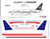 1/144 Scale Decal USAir 737-200