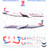 1/144 Scale Decal Arkia Airlines EMB-195