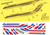 1/144 Scale Decal Dominicana 727-100 / 200