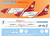 1/144 Scale Decal Faucett / AeroSanta 737-200