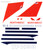 1/144 Scale Decal Northwest 747-451