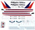 1/144 Scale Decal Philippine Airlines DC10-30