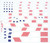 1/144 Scale Decal American Flags