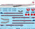 1/144 Scale Decal JAL Japan Air Lines DC8-61