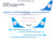 1/200 Scale Decal KLM 737-800 RETRO