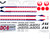 1/100 Scale Decal Japan Air Lines DC8-62