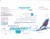 1/144 Scale Decal Frontier Airlines A-320 CARDINAL