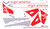 1/144 Scale Decal Virgin America A-320 2012
