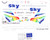 1/144 Scale Decal SKY Airlines 737-800 2012 Adam & Eve