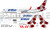 1/144 Scale Decal UTAir 737-800