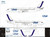 1/144 Scale Decal UTAir 737-800