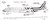 1/144 Scale Decal ONA DC-8 Bicentenial