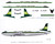 1/144 Scale Decal Aer Turas DC-4