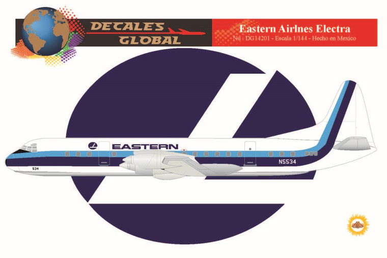 1/144 Scale Decal Eastern Electra