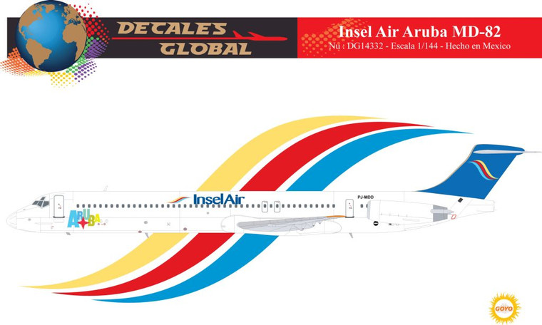 1/144 Scale Decal Insel Air Aruba MD-82