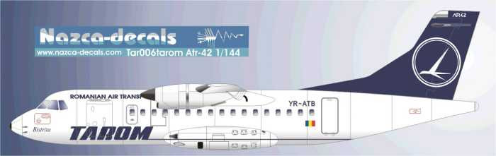 1/144 Scale Decal Tarom ATR-42