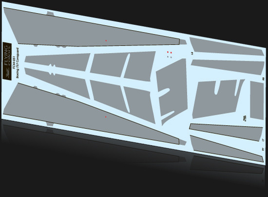 1/144 Scale Decal Coroguard 757 (2 Pack)