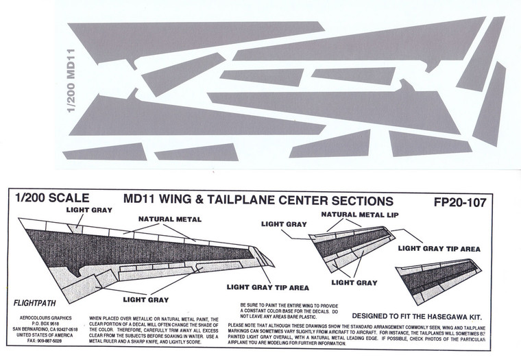 1/200 Scale Decal MD-11 Coroguard
