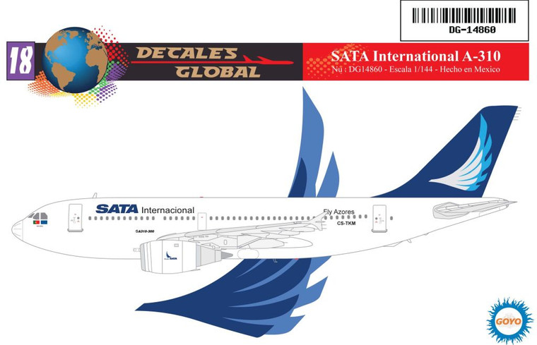 1/144 Scale Decal SATA A-310
