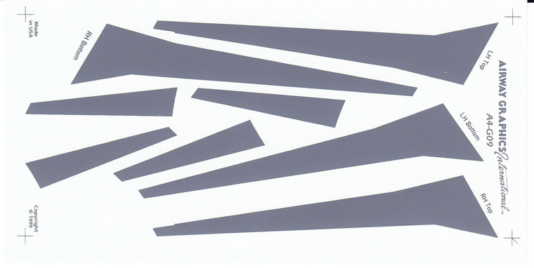 1/144 Scale Decal Coroguard 737-300 / 400 / 500