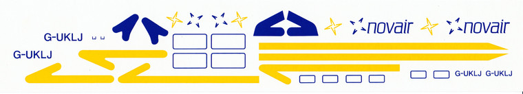 1/144 Scale Decal Nova Air A-320