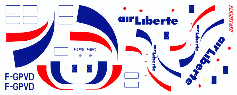 1/144 Scale Decal Air Liberte DC-10