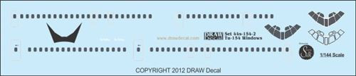 1/144 Scale Decal Detail Sheet TU-154