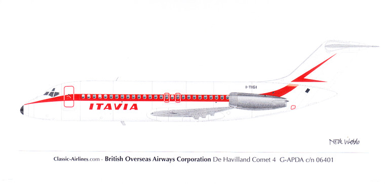 1/72 Scale Decal Itavia DC9-15