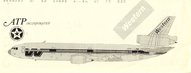 1/144 Scale Decal Western DC10-30