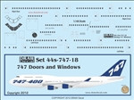 1/144 Scale Decal Detail Sheet 747