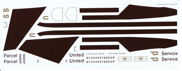 1/144 Scale Decal UPS 757