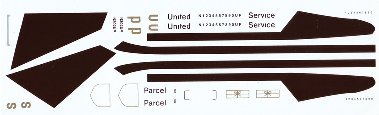 1/200 Scale Decal UPS 767