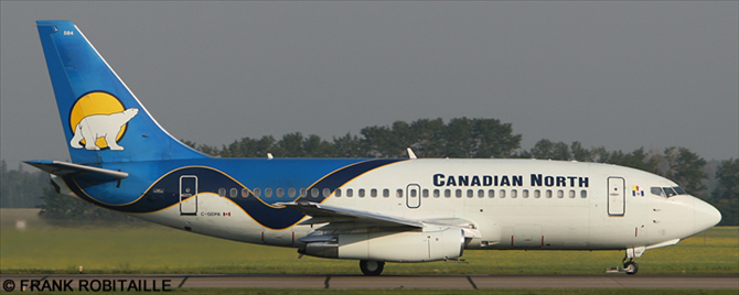 1/144 Scale Decal Canadian North 737-200 Combi
